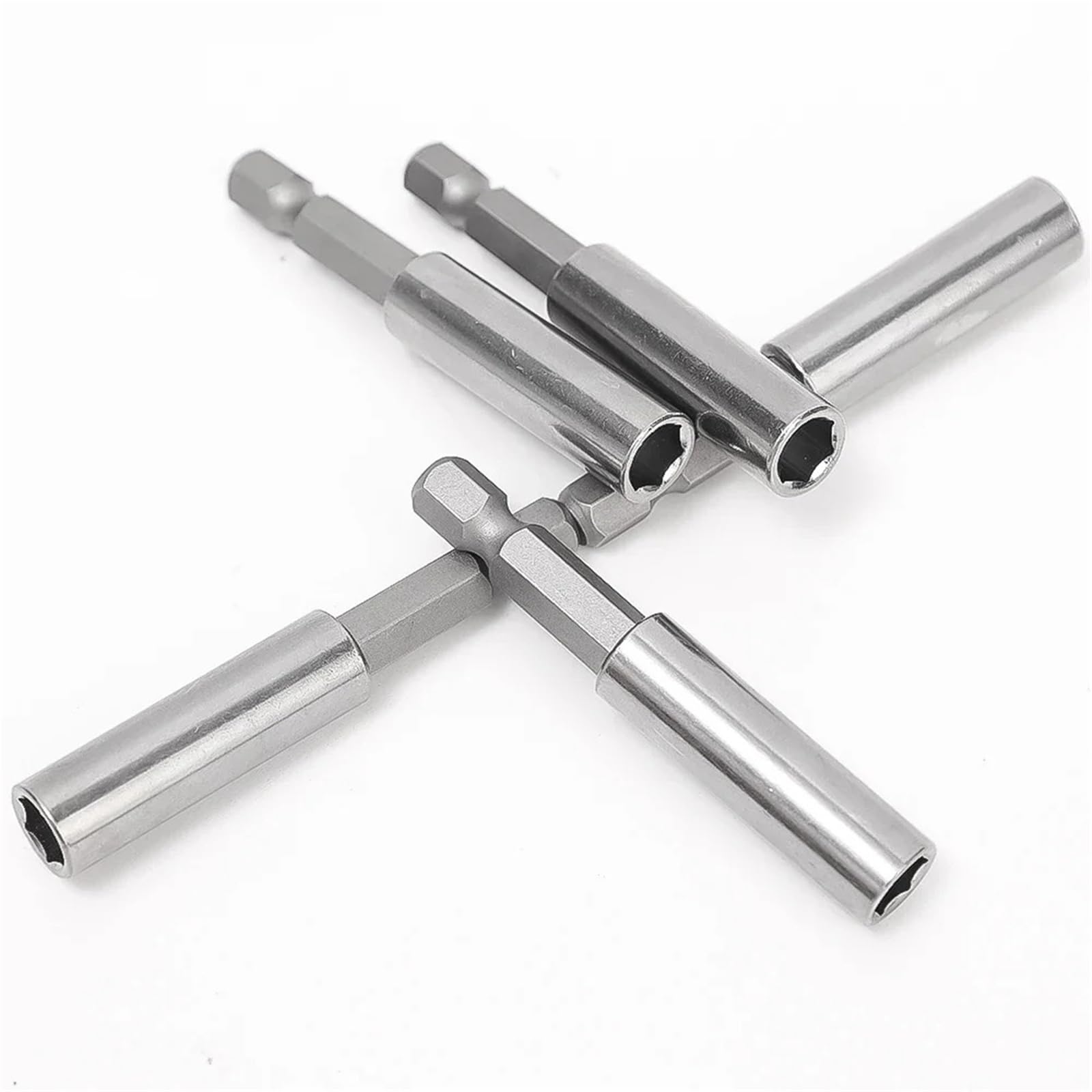 Irfhdcx 5Pcs Drill Bit Extension 60Mm 1/4In Hex Shank Screwdriver Extension Rod Bars Holder Electric Drill Bit Adapter Quick Change(5Pcs)