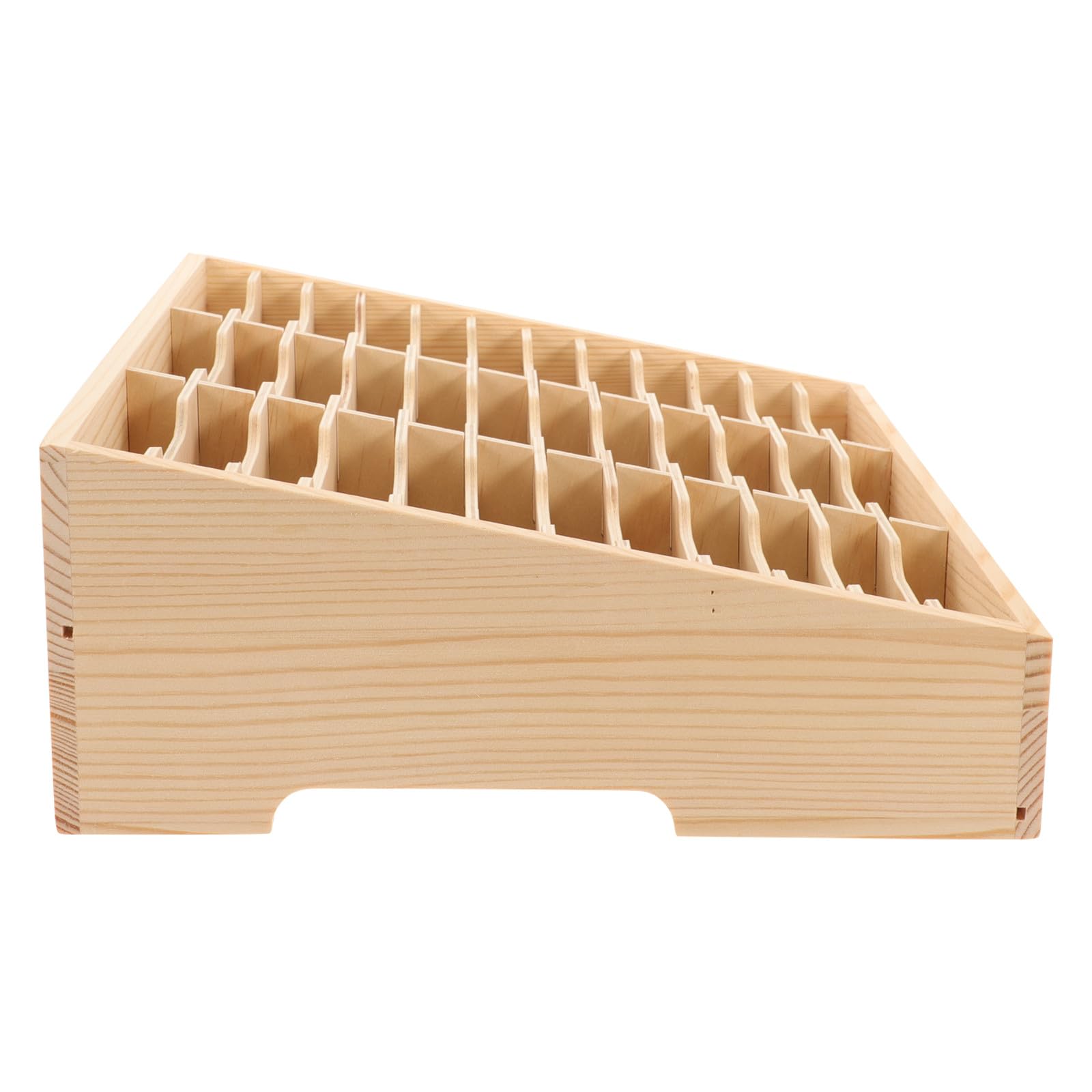 Abaodam Scatola Portaoggetti in Legno Organizer da Tavolo Supporto per Cellulare da Scrivania Contenitore da Scrivania Scomparti Multipli Accessori per Casa