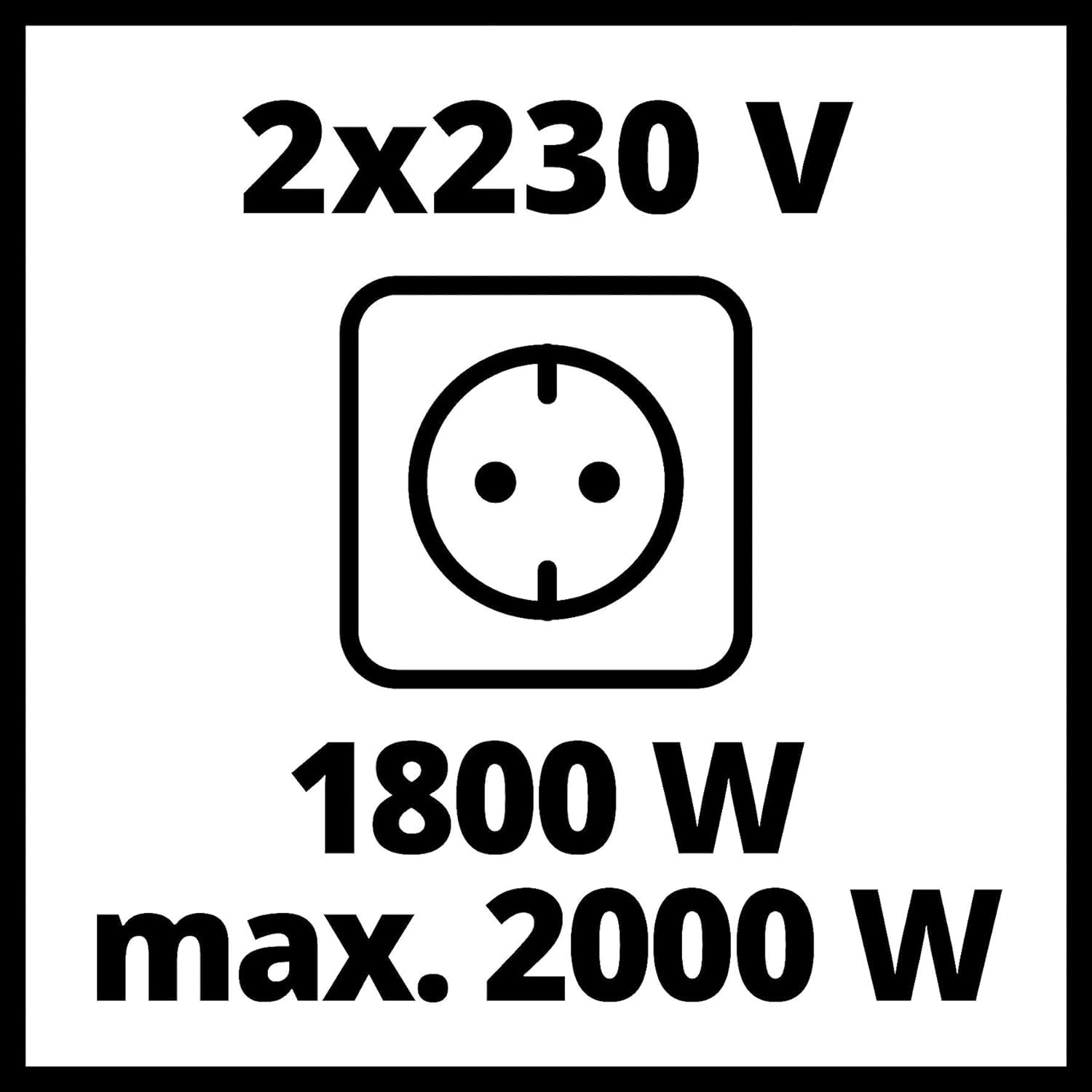 Einhell Generador eléctrico (gasolina) TC-IG 2000 (1.800 W potencia continua, tecnología inverter, motor de accionamiento de 4 tiempos con bajas emisiones, 2 enchufes de 230 V/50 Hz, 2 conexiones USB)