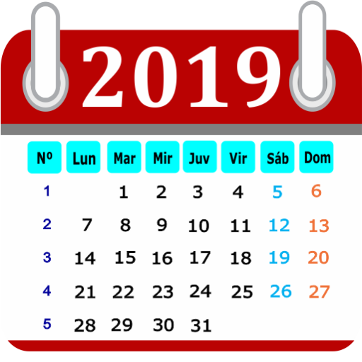 2019 Calendar in Spanish App on Amazon Appstore