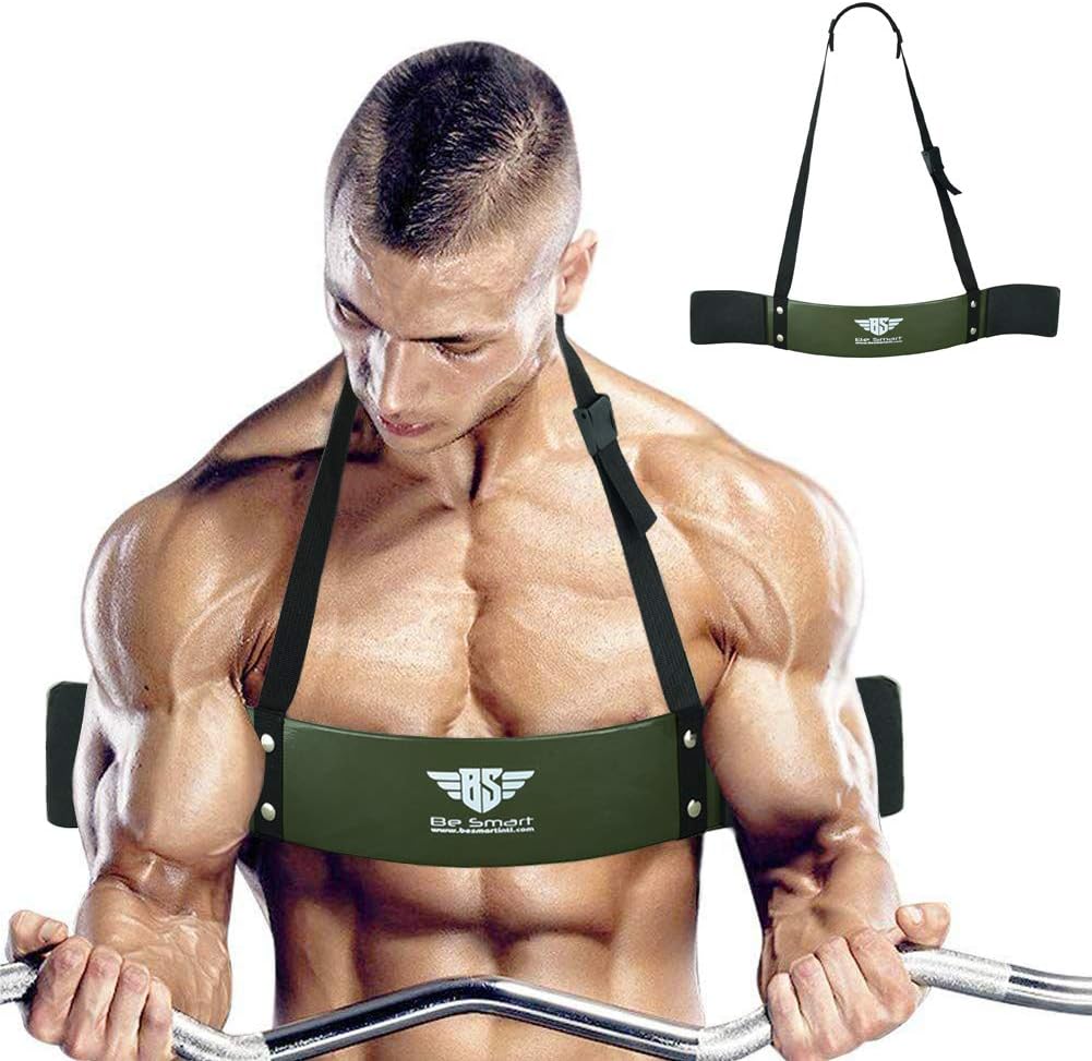 Arm Blaster for Biceps & Triceps Dumbbells & Barbells Curls Muscle Builder Bicep Isolator for Big Arms Bodybuilding & Weight Lifting Support for Strength & Muscle Gains by Be Smart