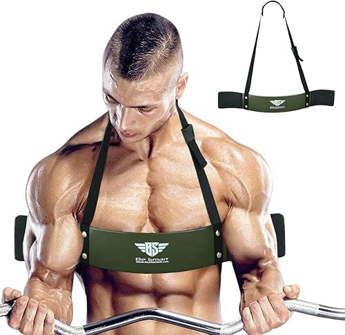 Be Smart - Pistola de brazo para bíceps y tríceps, pesas y rizos, muscular, aislador de bíceps para brazos grandes, culturismo y levantamiento de