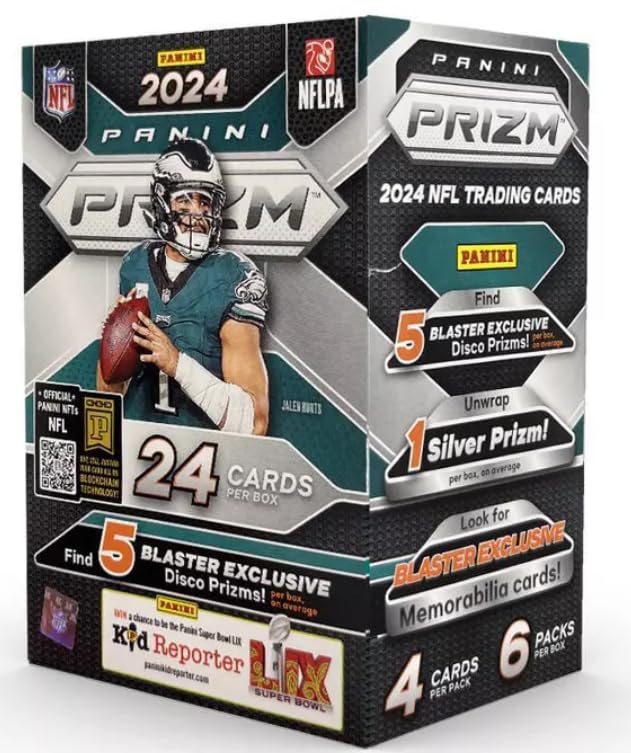 2024 Panini Prizm Football Blaster Box - 24 Football Cards Per Box