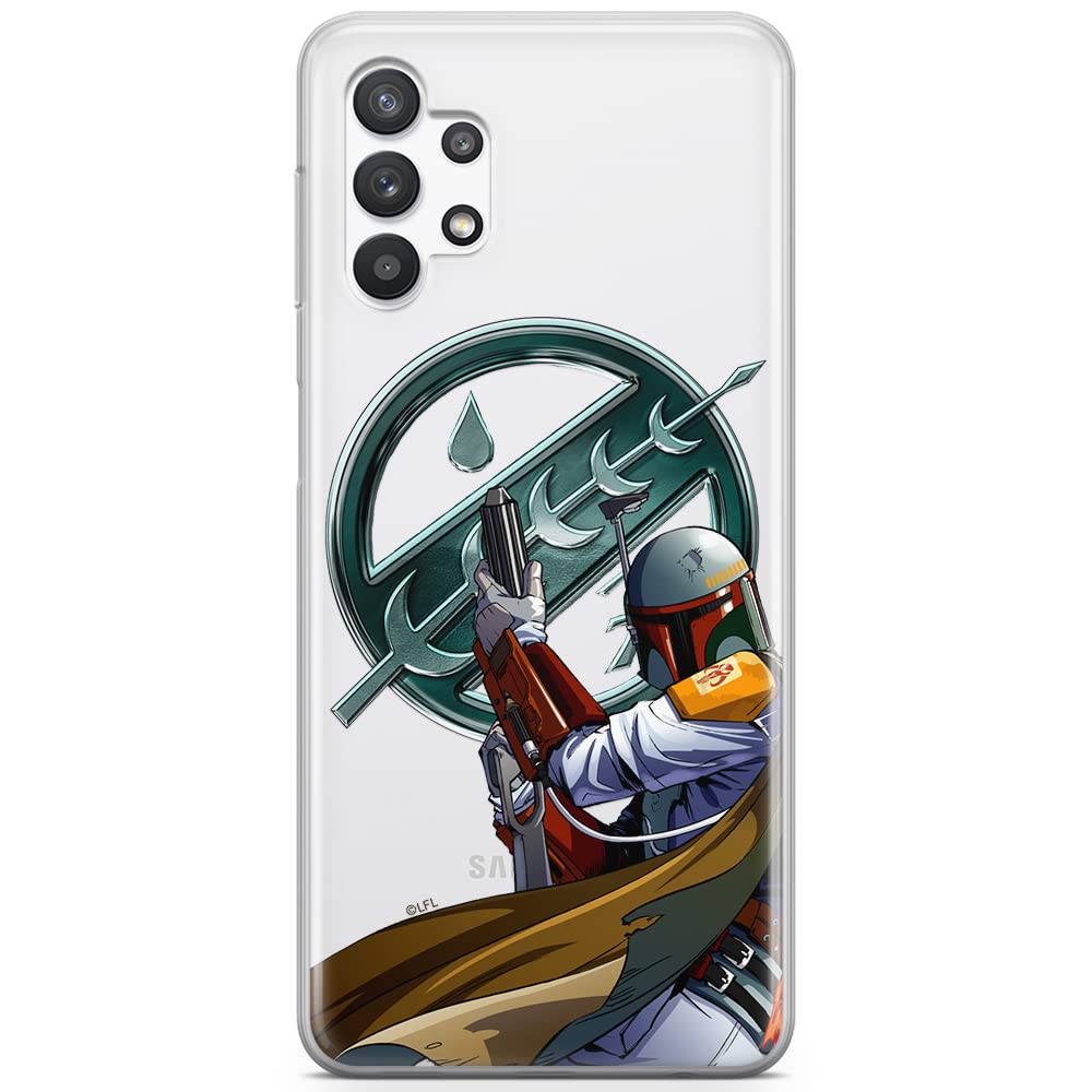 ERT GROUP mobile phone case for Samsung A32 5G original and officially Licensed Star Wars pattern Boba Fett 002 optimally adapted to the shape of the mobile phone, partially transparent