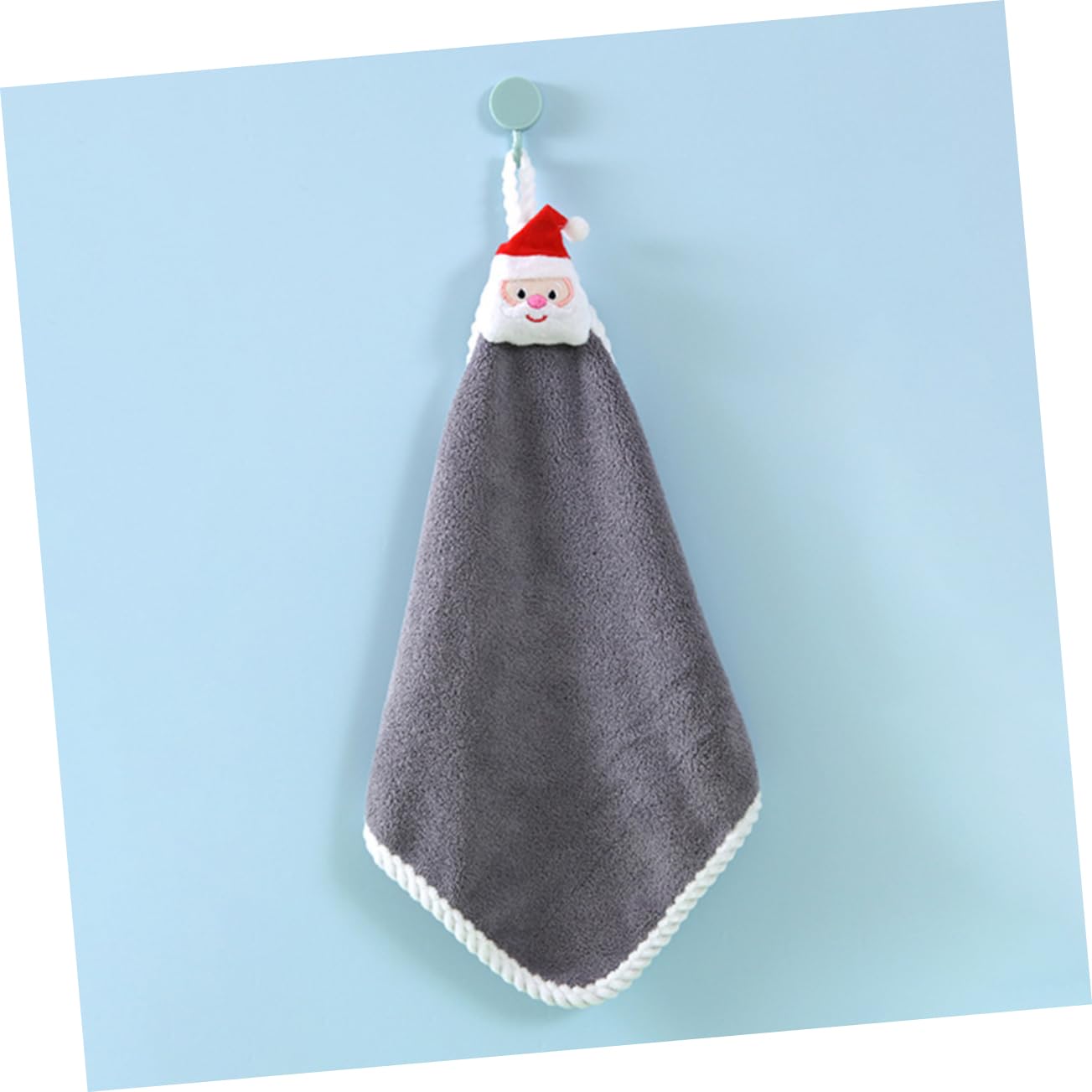 Cabilock 4 Set Asciugamani Appesi Asciugatutto Asciugamani Natale Natalizi Giocattoli Di Natale Multiplo Da Festa Da Cucina Vello Di Corallo 4 Pezzi * 4