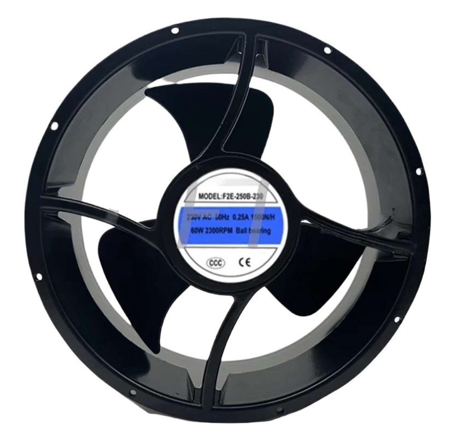 Lzikkgki One Color F2e-250B-230 Ac 230V 0.25A 254X254x89mm Cooling Fan