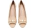 Cole Haan Go-to Malta Peep Toe Bow Wedges - Top View