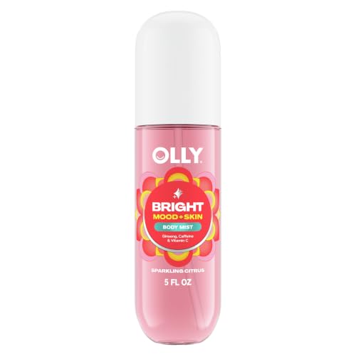 Image of OLLY Bright Body Mist with Caffeine & Vitamin C- Juicy Citrus Scent, 5 oz