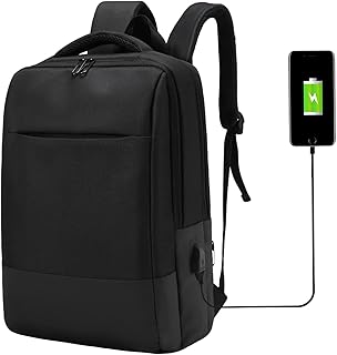 Utapossin Zaino PC Portatili, Zaino Lavoro, Laptop Zaino 15,6 Pollici, Laptop Zaino Antifurto,Zaino Impermeabile Zaino per Laptop con Porta USB, Zaino Lavoro Uomo per Scuola Viaggio (15,6