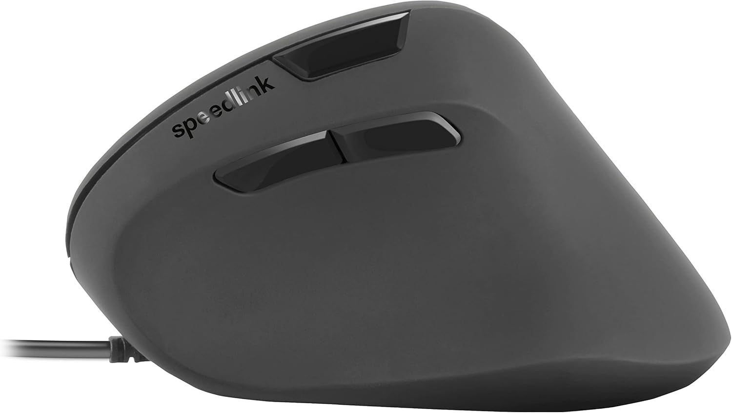 Speedlink PIAVO Ergonomic Vertical Mouse - Wired Ergonomic Vertical Mouse with USB Port for Office/Home Office, Black