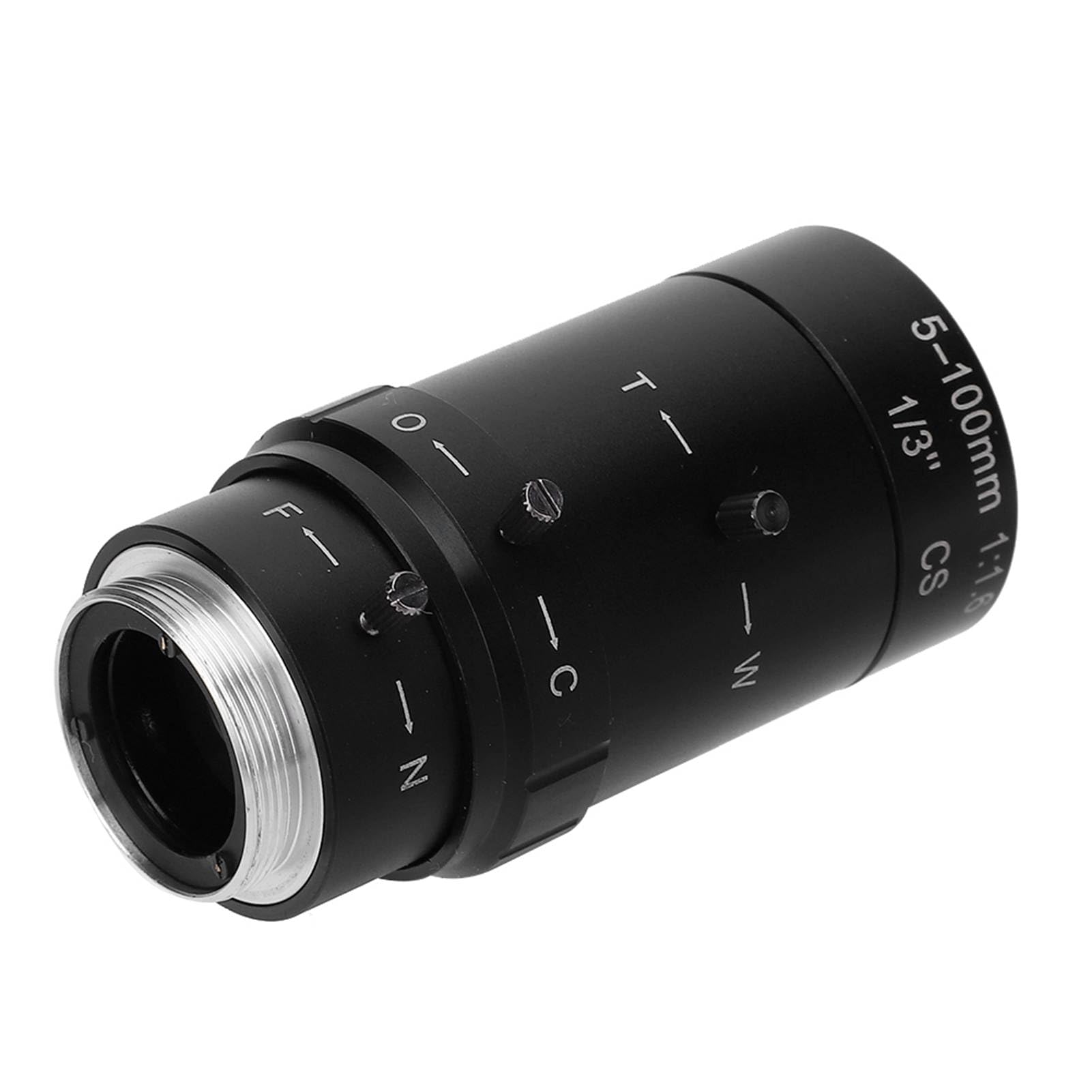Brrnoo Obiettivo Fotocamera, Lenti della Fotocamera SLR con possibilità di Modificare la Gamma Regolando la Sua Lunghezza della Videocamera per Lenti in Lega di Alluminio 5-100 Mm per e della Sia