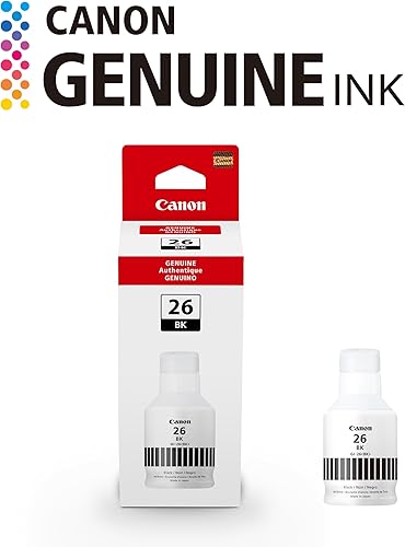 Miniatura 2 de Canon Botella de tinta negra GI-26, compatible con impresoras Supertank GX7020 y GX6020
