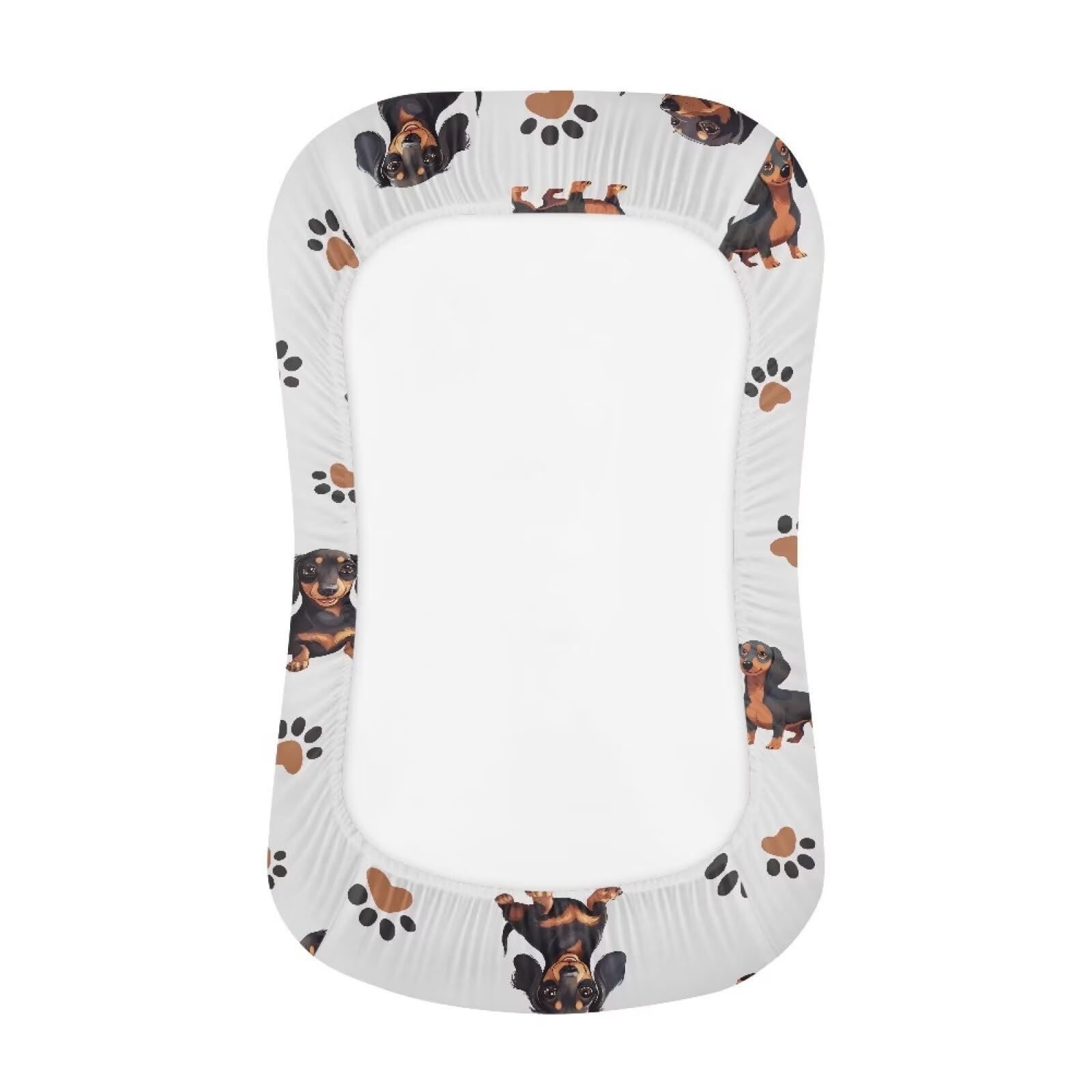 Kathyboom Puppy Dog Baby Lounger Cover Portable Baby Nest Pillow Cover Protective Covers for Newborn Baby Boys and Girls