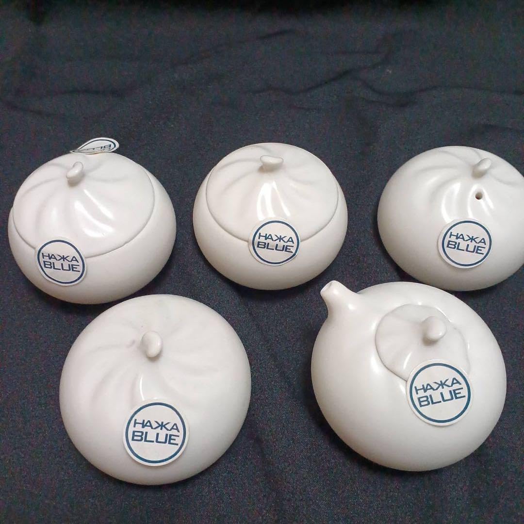 Hakha Blue 台客藍　小籠包デザイン調味料入れセット Amazon.co.jp: HAKKA BLUE 台客藍 小籠包型調味料入れセット
