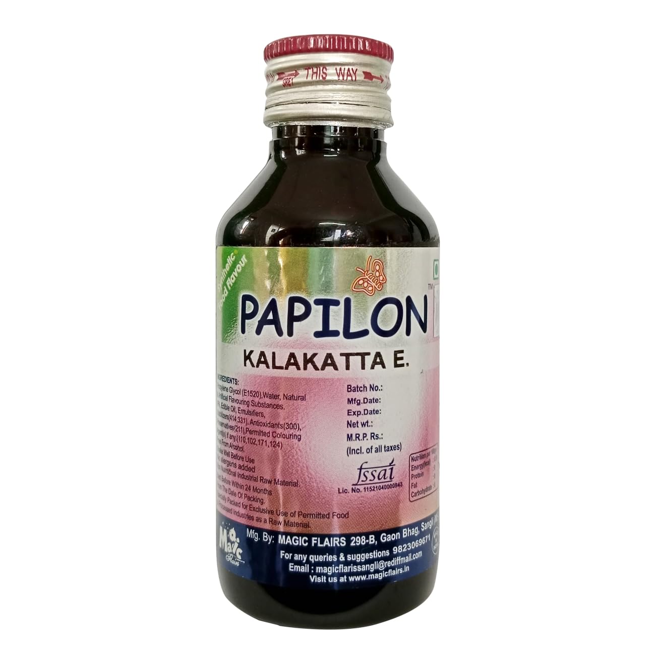 Papilon Food flavouring Kalakhatta Emulsion 100ml for Ice Gola/ Icecandy/ Icecream (B0CL39VF9X) Amazon Price History, Amazon Price Tracker