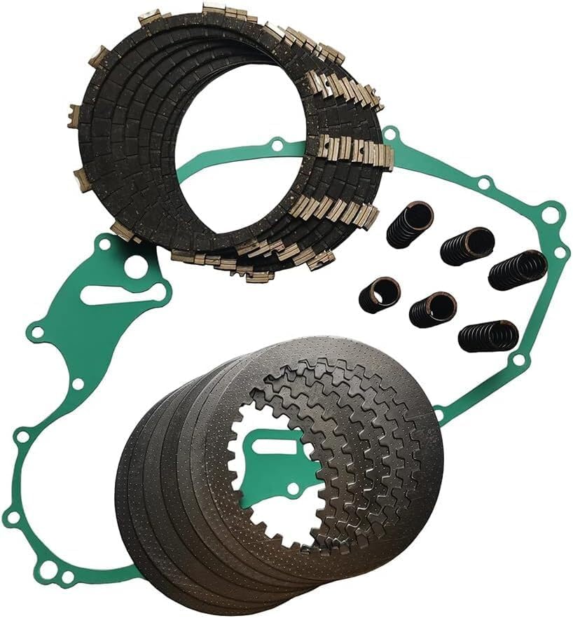 Heavy Duty Clutch Kit Friction Plates & Cover Gasket Compatible for Yamaha Raptor 700 700R YFM700 YFM700R 2006 2007 2008-2021