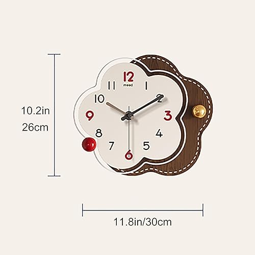 Miniatura 2 de Reloj de pared decorativo, fondo de sofá, para colgar en la pared, restaurante, silencioso, combinación de reloj de pared, para dormitorio, estudio