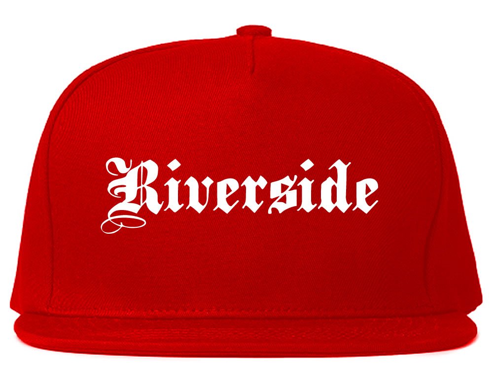 Kings Of NY Riverside City California Snapback Hat Cap Red