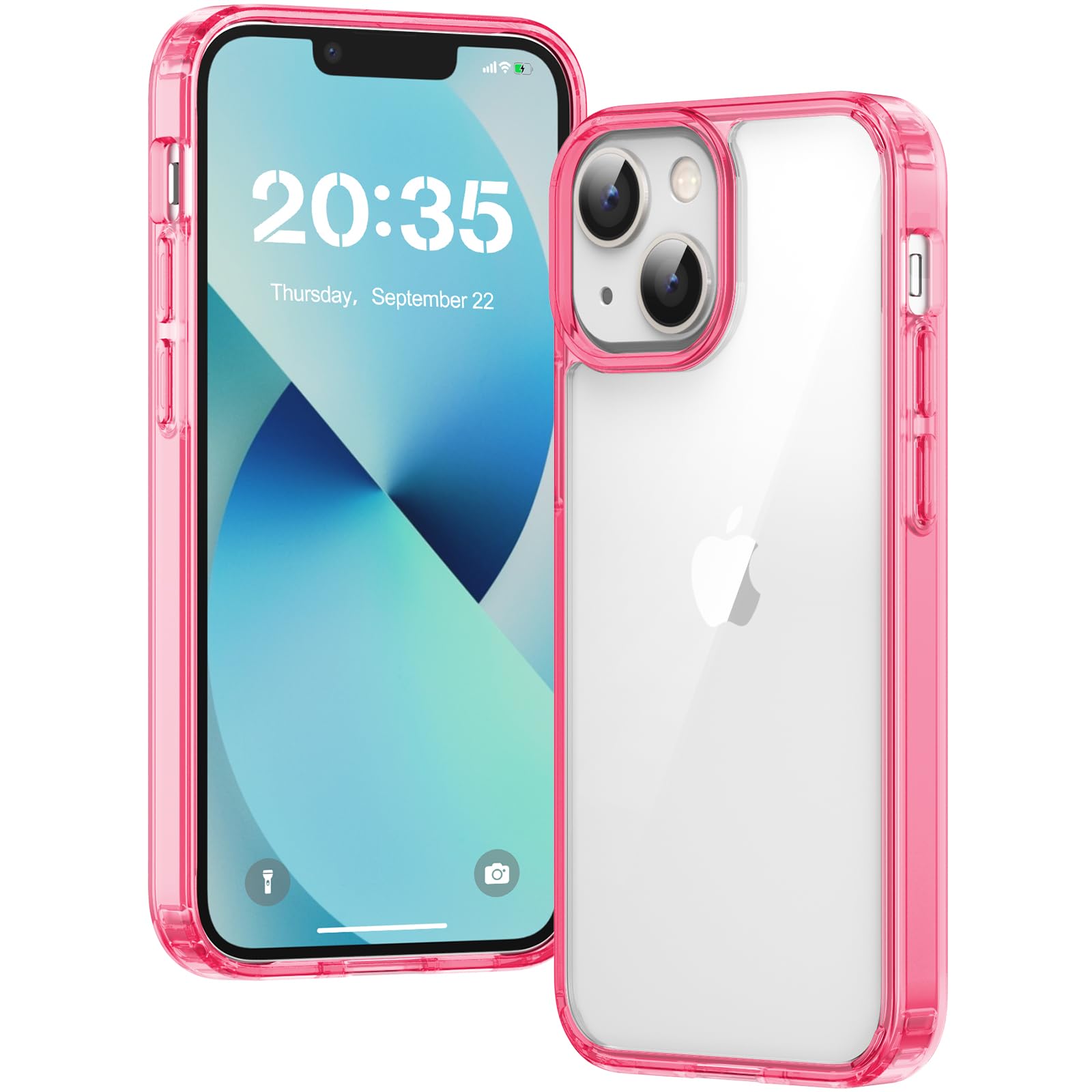 Clear Case for iPhone 15, Ultra Thin, Shockproof TPU Cover, Anti-Yellowing, Crystal Clear, Phone Case for Apple iPhone 15 - Clear — view 603