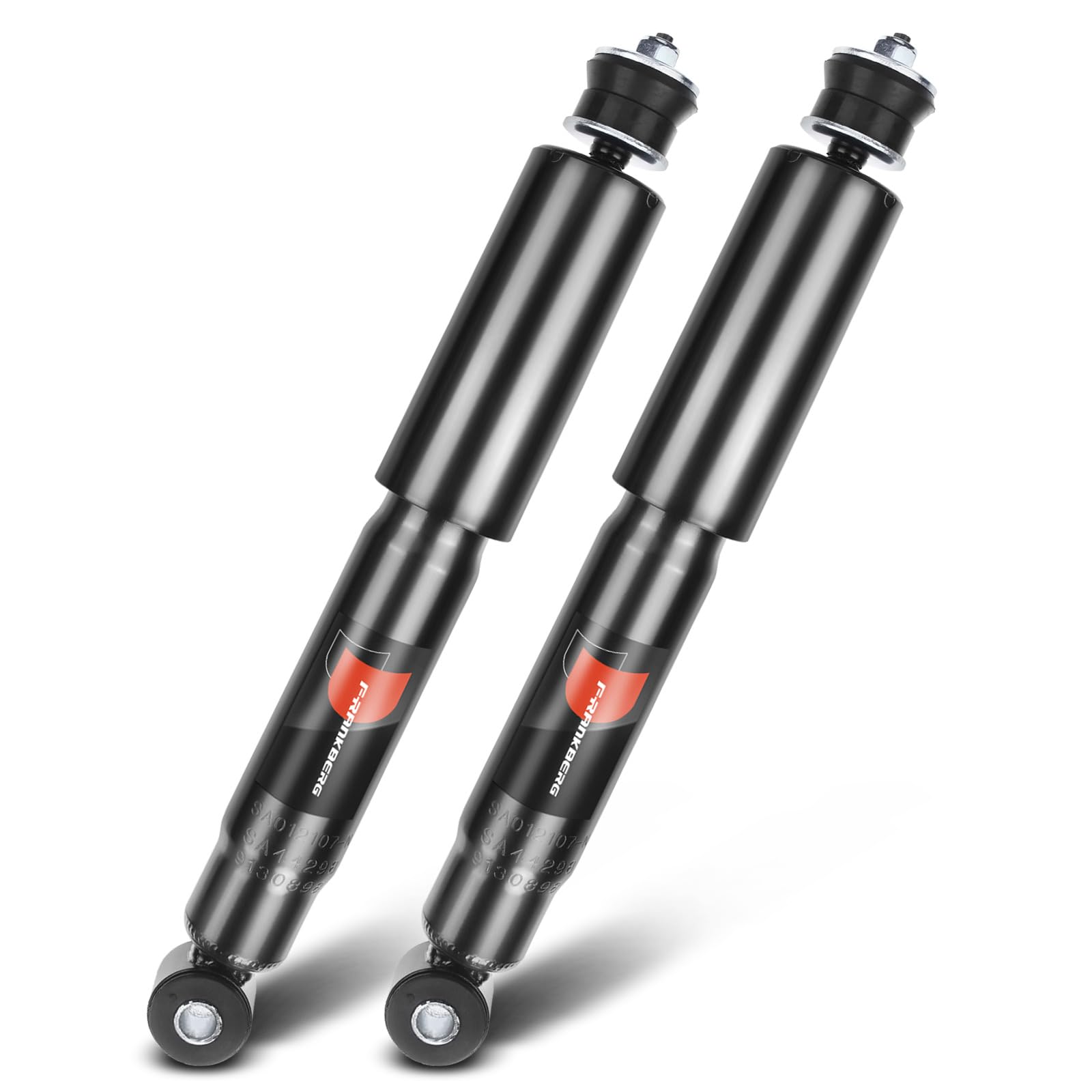Frankberg 2 amortiguadores delanteros de 377 mm con presión de gas | Compatible con: Frontera B U99