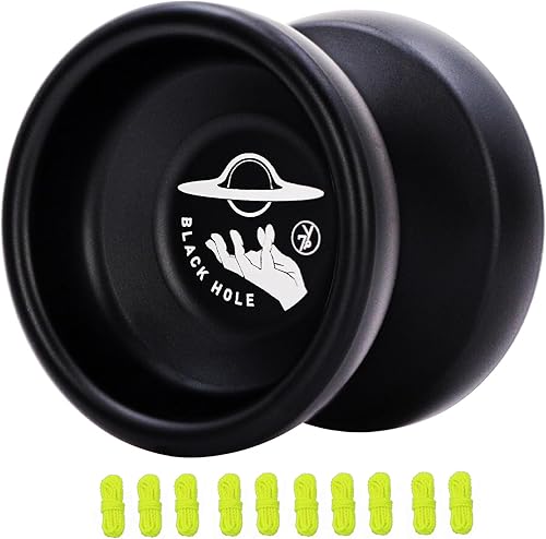 YoYo profesional sin respuesta YoYo agujero negro, aleación de aluminio YoYo para niños, principiantes y adultos, reproductor YoYo avanzado de YoYo,
