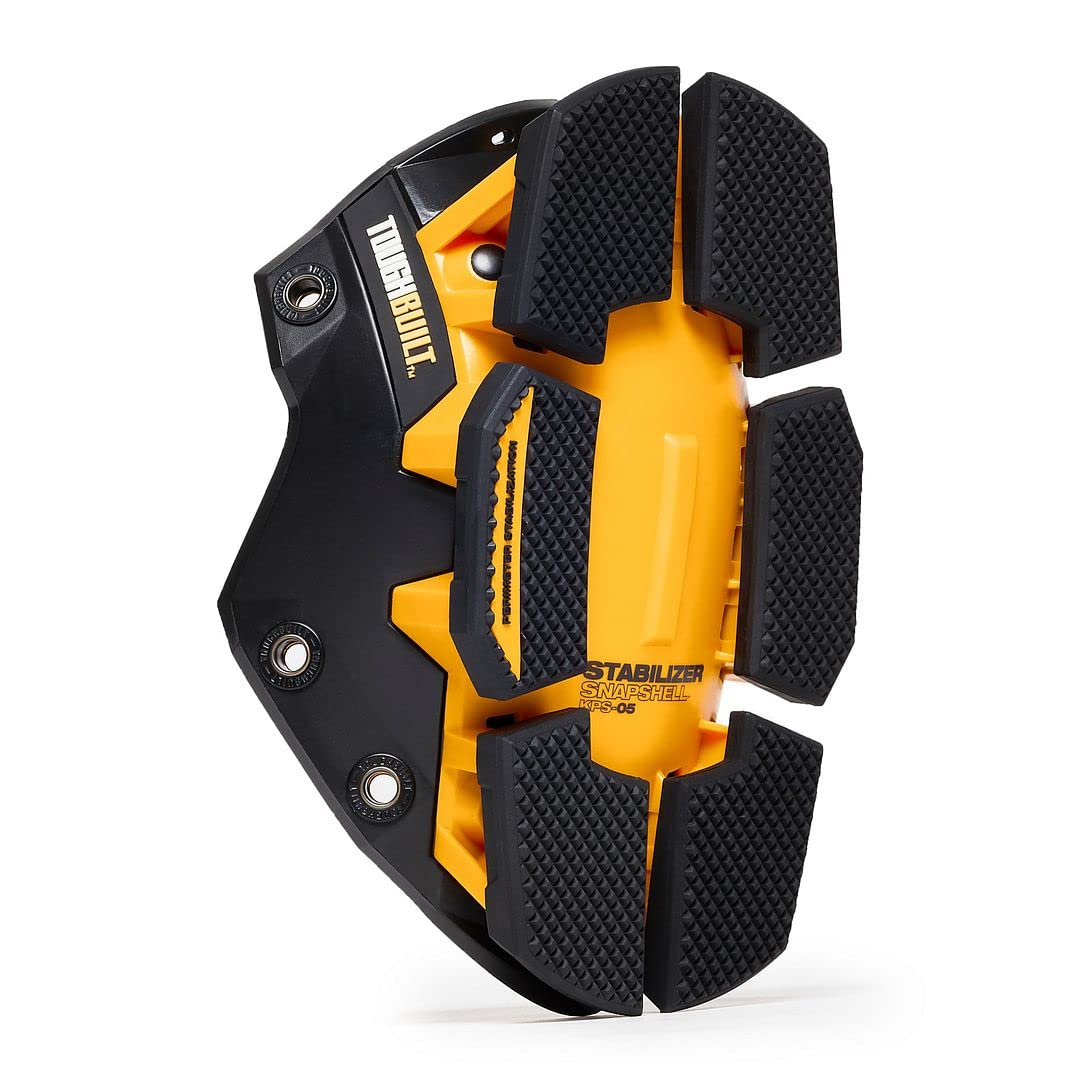 ToughBuilt – Stabilizer SnapShell™ für GelFit™ oder FoamFit™-Knieschoner – ergonomischer Halt und verstellbare Riemen für eine bequeme Passform – (TB-KPS-05-DE)