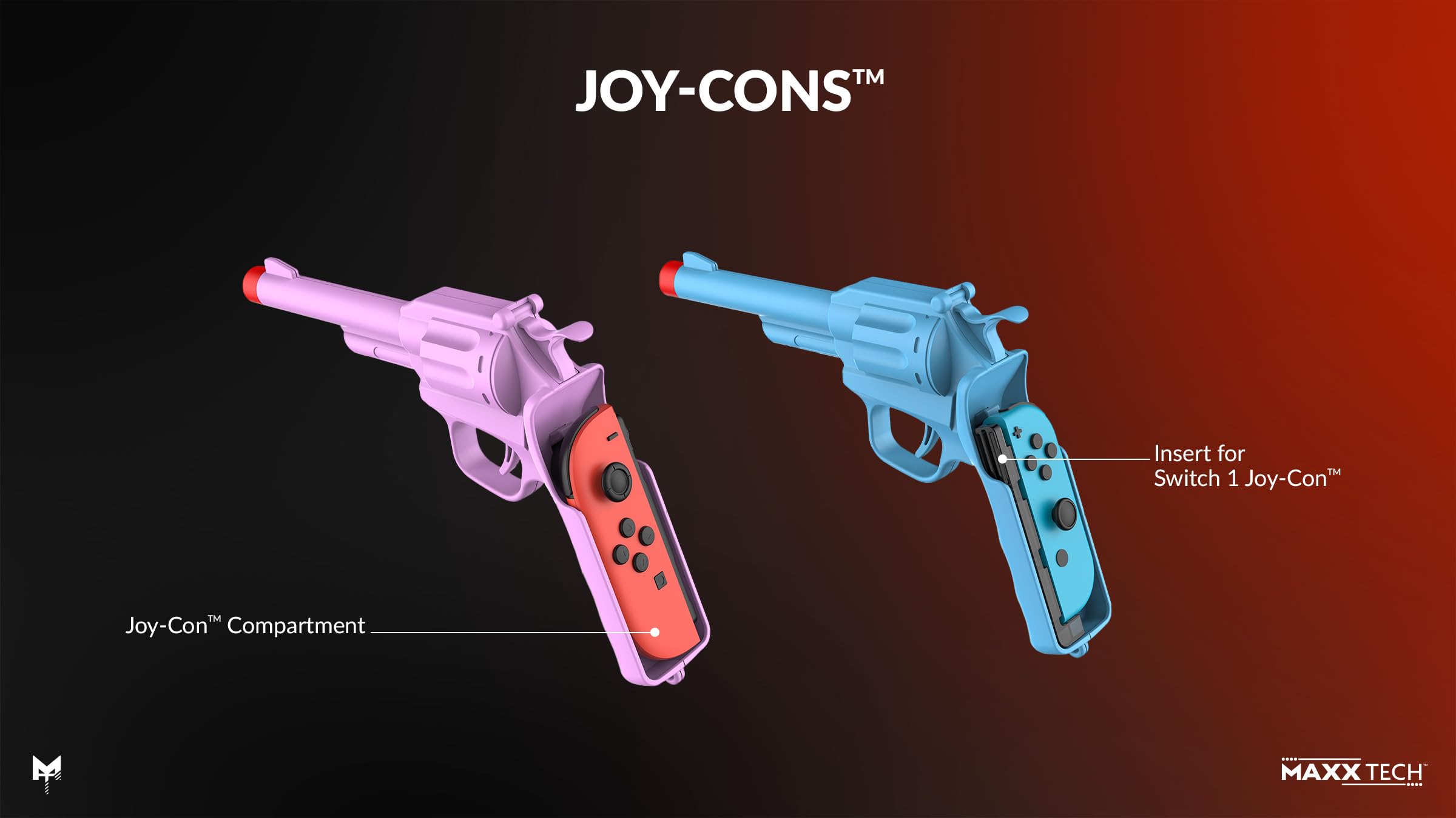 Mad Bullets Kit for Switch 2&1 - Includes Downloadable Switch Code in Box Game - Compatible with Nintendo Switch 2 & 1! Fits All Joy-Cons!