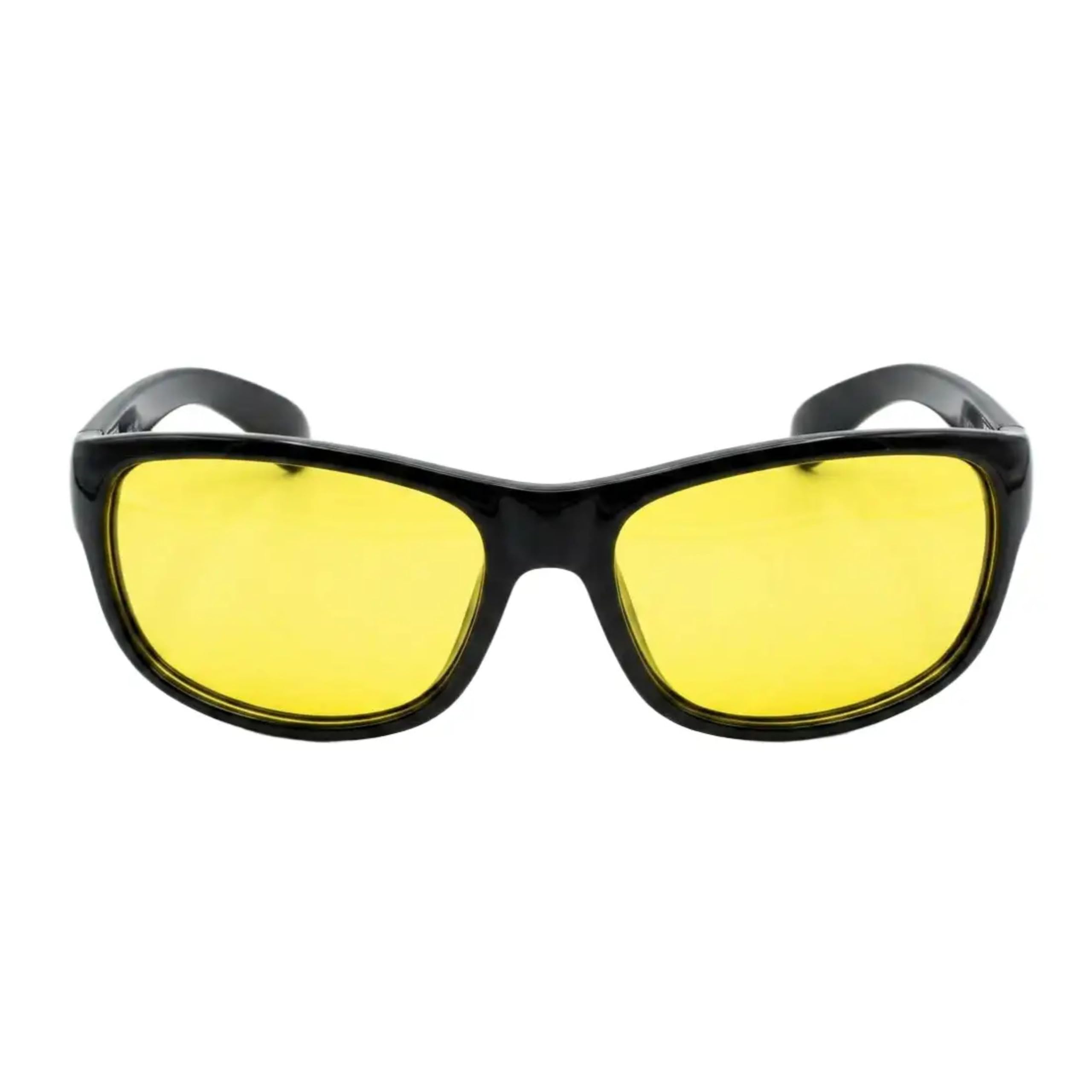 Driving Sunglasses for Men and Women yellow lens Black Frame-image-33