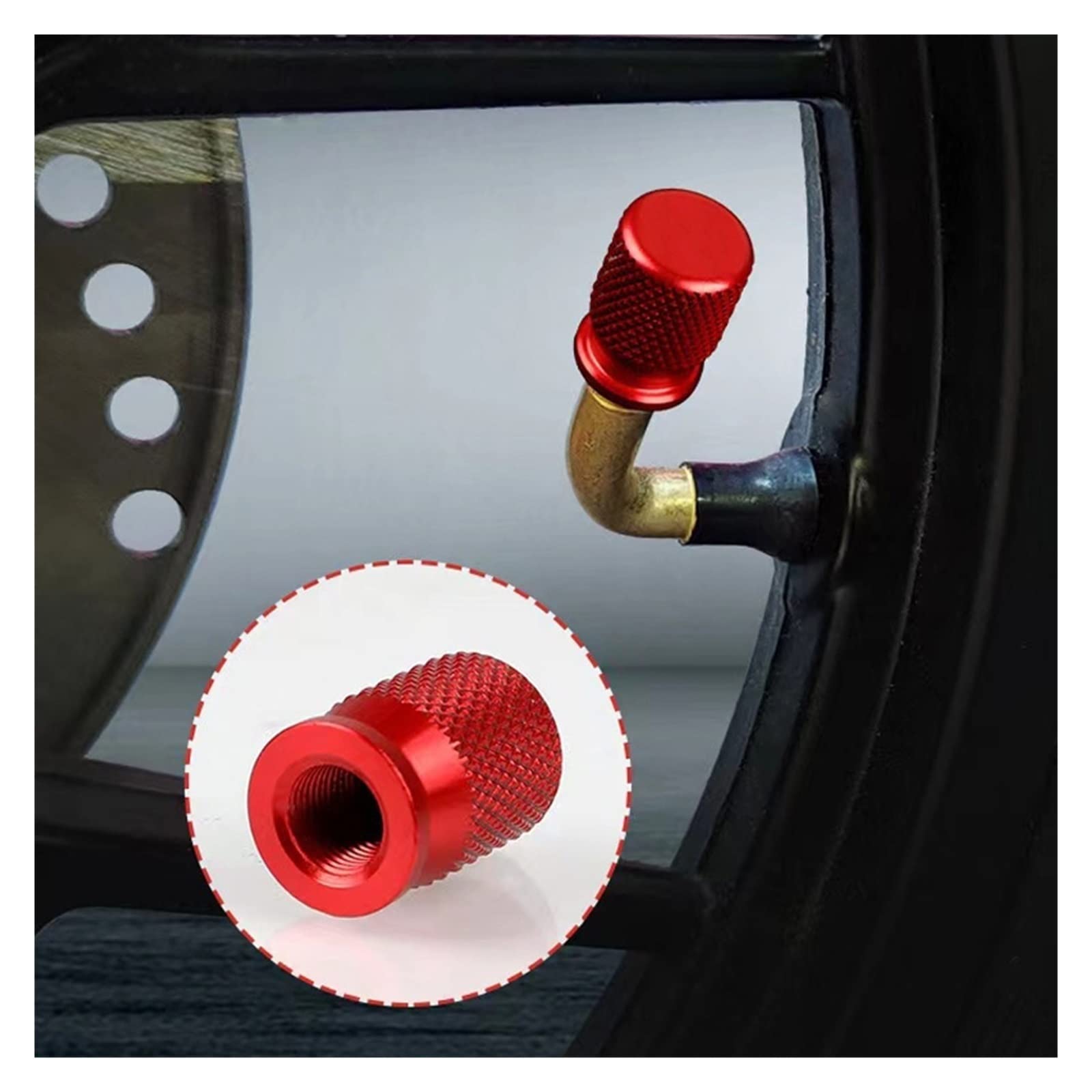 Bouchons De Valve Moto En Aluminium CNC - Pour Honda Hornet, Goldwing, CB600, Couleur Noir, Titane, Rouge, Bleu…