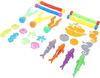 TOYANDONA 72 Peças Brinquedos De Mergulho Brinquedos Ao Ar Livre Brinquedos De Mergulho Brinquedos De Verão Para Crianças Brinquedos De Piscina De Mergulho Anéis De Mergulho Para Crianças