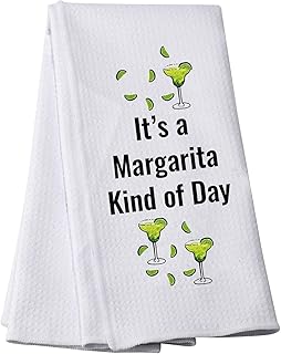MEIKIUP It's A Margarita Kind of Day Kitchen Towel Celebrate Summer Summer Margarita Lover Dish Towel for Woman Housewarming Gift (Margarita Towel-)