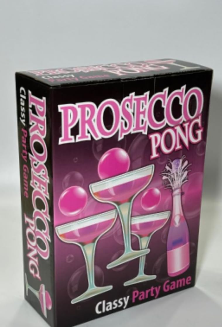 Prosecco pong drinking game12 cups 2 balls