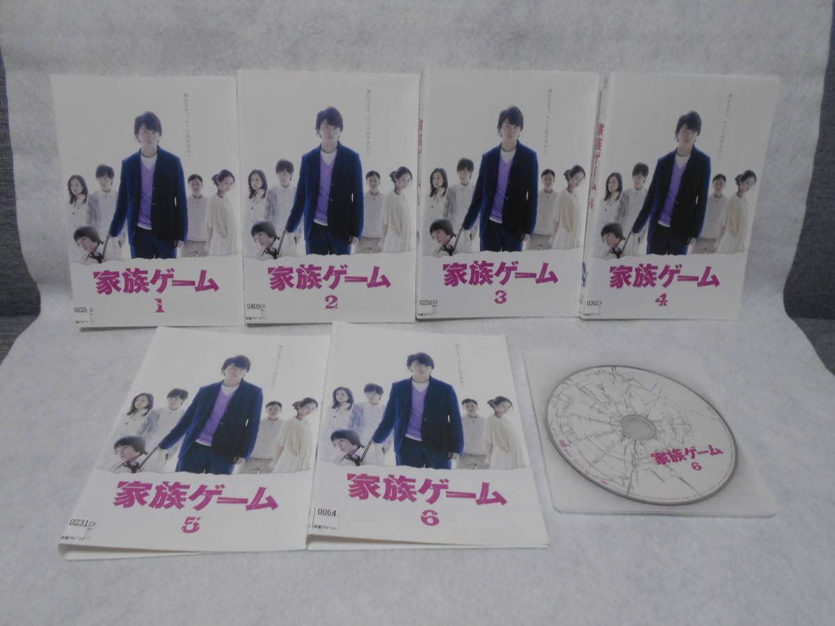 Amazon.co.jp: レンタルDVD 家族ゲーム 全6巻 櫻井翔 神木隆之介 忽那