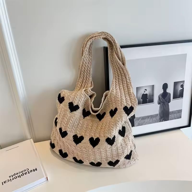 Image of Knit beach bag, Crochet Beach bag,Beach bags for women Knitted beach bag for summer