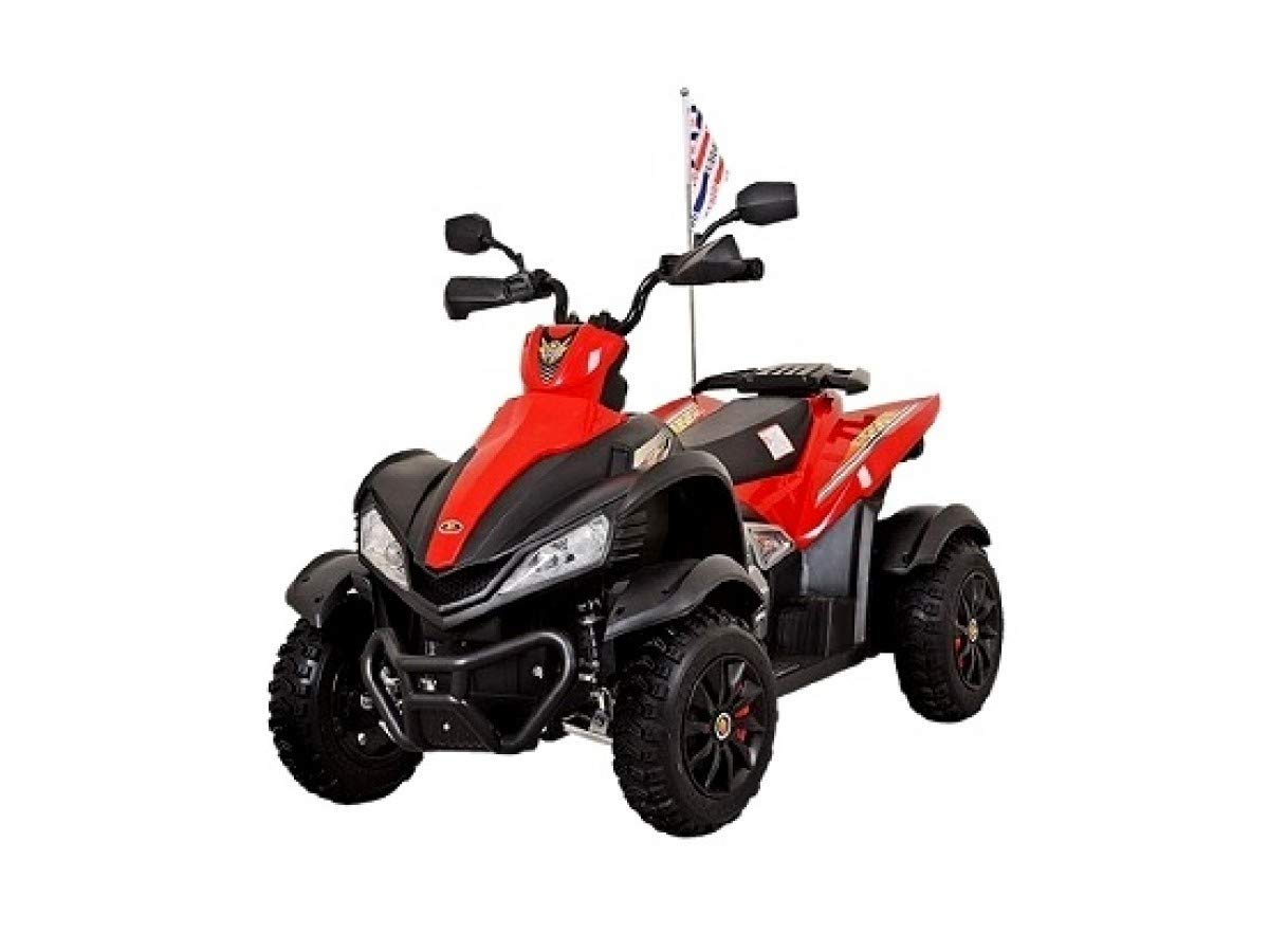 Dorsa Atv Kids 12V Electrical Ride on Car Vehicle Toy DMD-268 Red with RC Aluminium Chassis