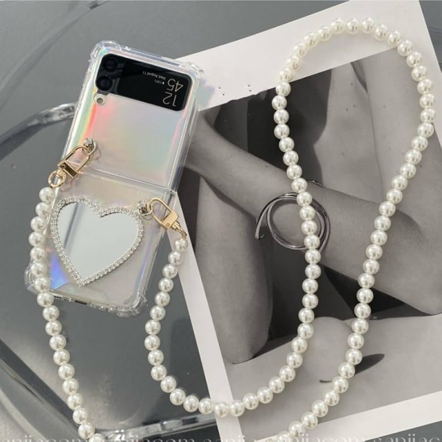 Amazon.co.jp: Love Pearl クロスボディチェーンクリアケース