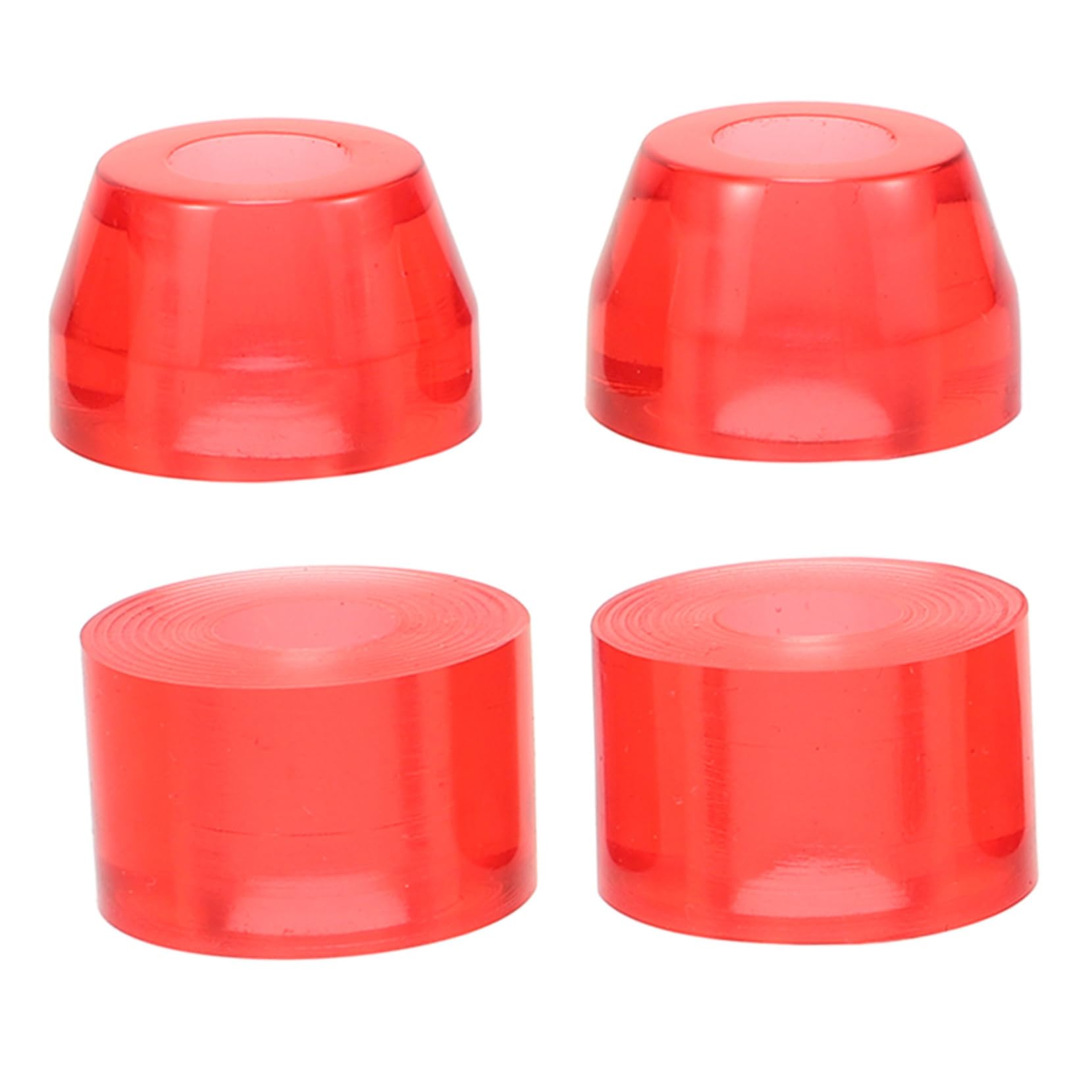 Totority Skateboard Accessories 4pcs Toe Stopper Replacement Pads Pu Pads for Skateboards Compatibility