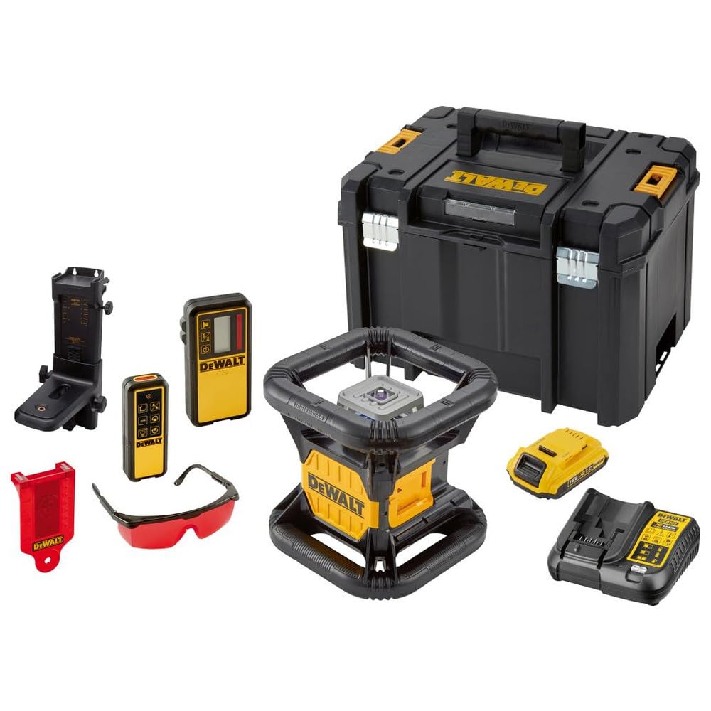 DEWALT - Niveau laser rotatif 18V double pente extérieur - DCE079D1R