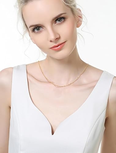 Miniatura 6 de Collar con colgante en capas para mujer, joyería de moda, collares chapados en oro de 18 quilates para adolescentes y niñas, regalo de joyería