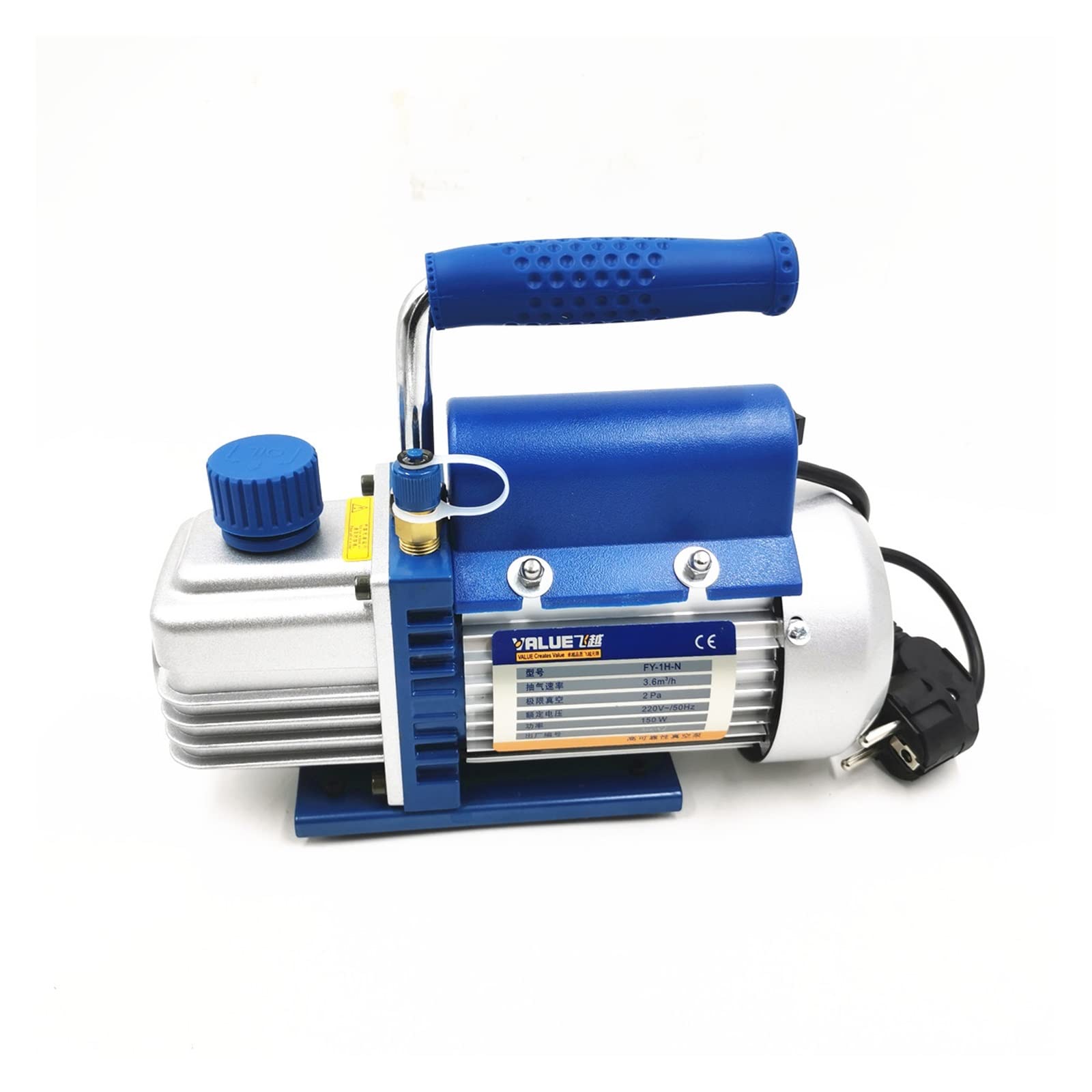 FY-1H-N Mini rotacyjna łopatkowa jednostopniowa pompa próżniowa powietrza 2PA Ultimate Vacuum do klimatyzacji i separatora ekranu LCD