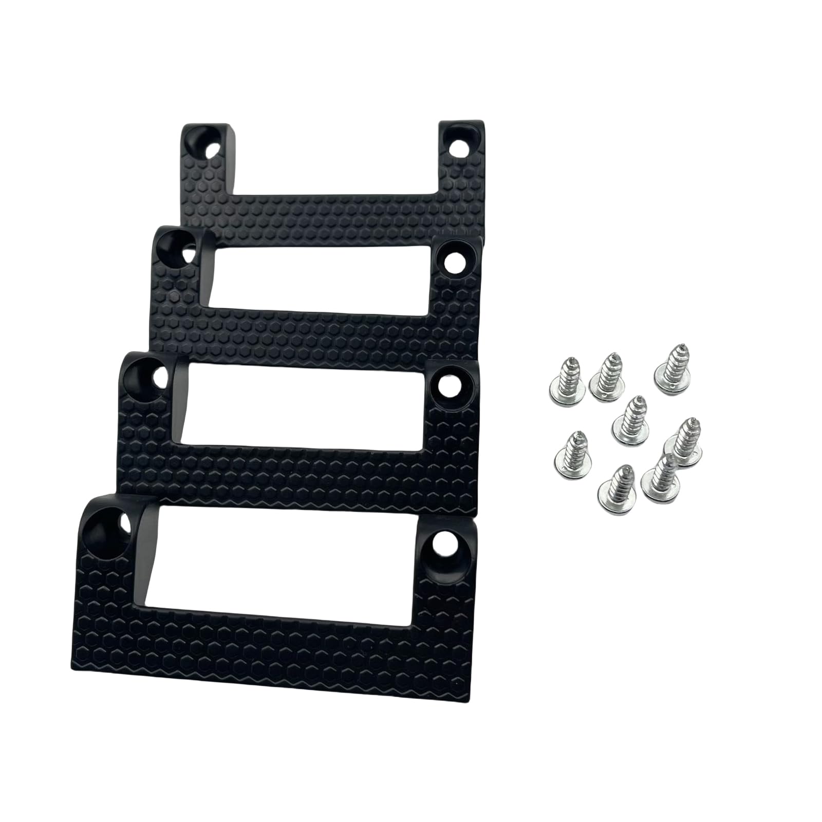 Msioytog Black Of 4 High Strength Tool Organizers Rack Tape Measure Holder Hanger Storage For Garage And Workshop Efficiency Ladder Tool Organizers