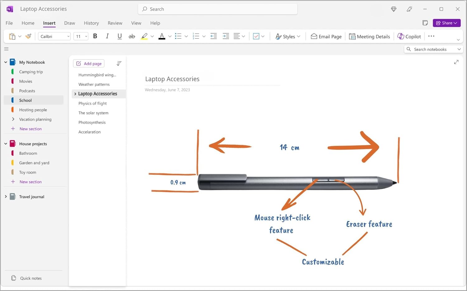 M Pen, Active Stylus for Lenovo Tab P11, Flex 5/14, Yoga 7i/9i, Hp Envy x360/Pavilion x360/Spectre x360, Digital Pen with 4096 Pressure Sensitivity, Palm Rejection, Super Long-Lasting - Image 3