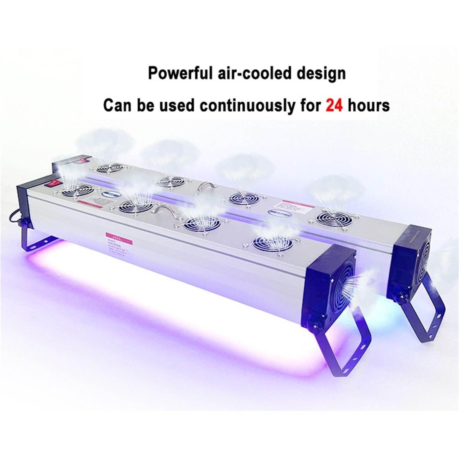 Luz ultravioleta, Lámpara de secado y curado tinta 800 W, lámpara UV luz fría portátil rápido, serigrafía, fluorescente