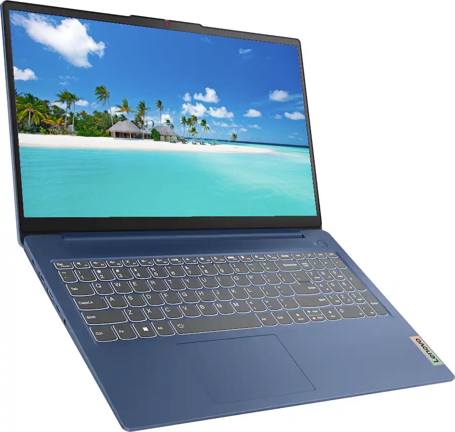 Image of Lenovo IdeaPad Slim 3 15.6 inch FHD Laptop, with Free Lifetime Microsoft Office, AMD Ryzen 5 40, 8GB RAM, 1TB SSD, AMD Radeon 610M, Windows 11 Pro, Abyss Blue, WiFi 6, Copilot, with USB Hub