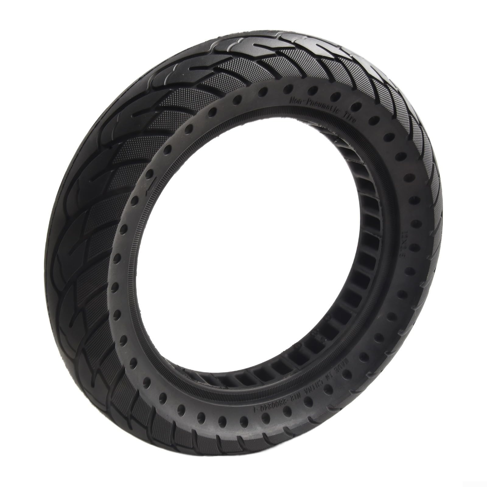Neumático de goma sólida de 12 pulgadas para scooters eléctricos de 12 x 2.50 pulgadas, rueda de repuesto antipinchazos 12 1/2 x 2 1/4 (62-203) patrón denso agarre fuerte