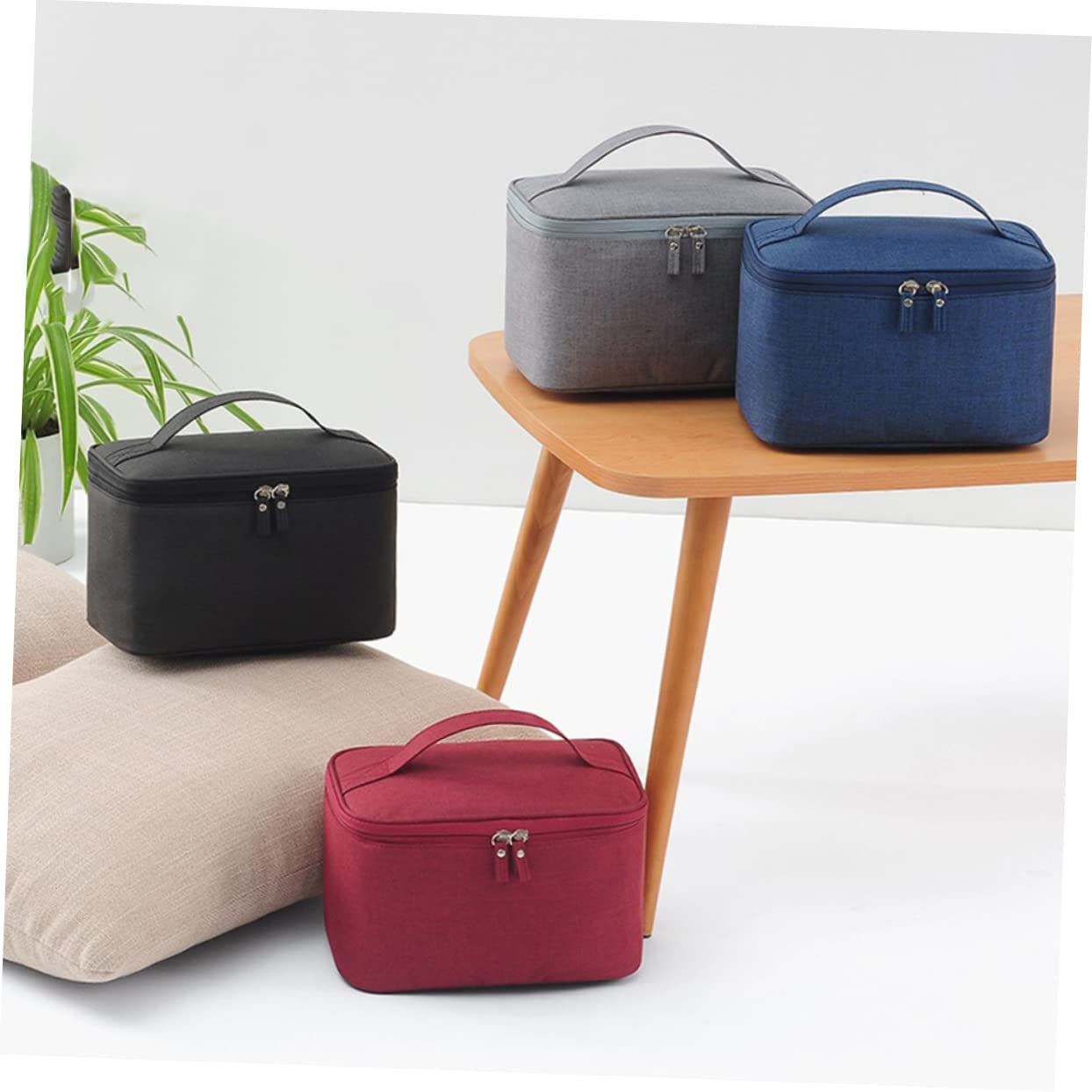 Beavorty 3 Piezas Bolsa De Tren De Maquillaje Kits De Maquillaje para Mujeres Organizador De Maquillaje De Viaje Bolsa Organizadora De Cepillos Portátil Perder Bolsa De Producto