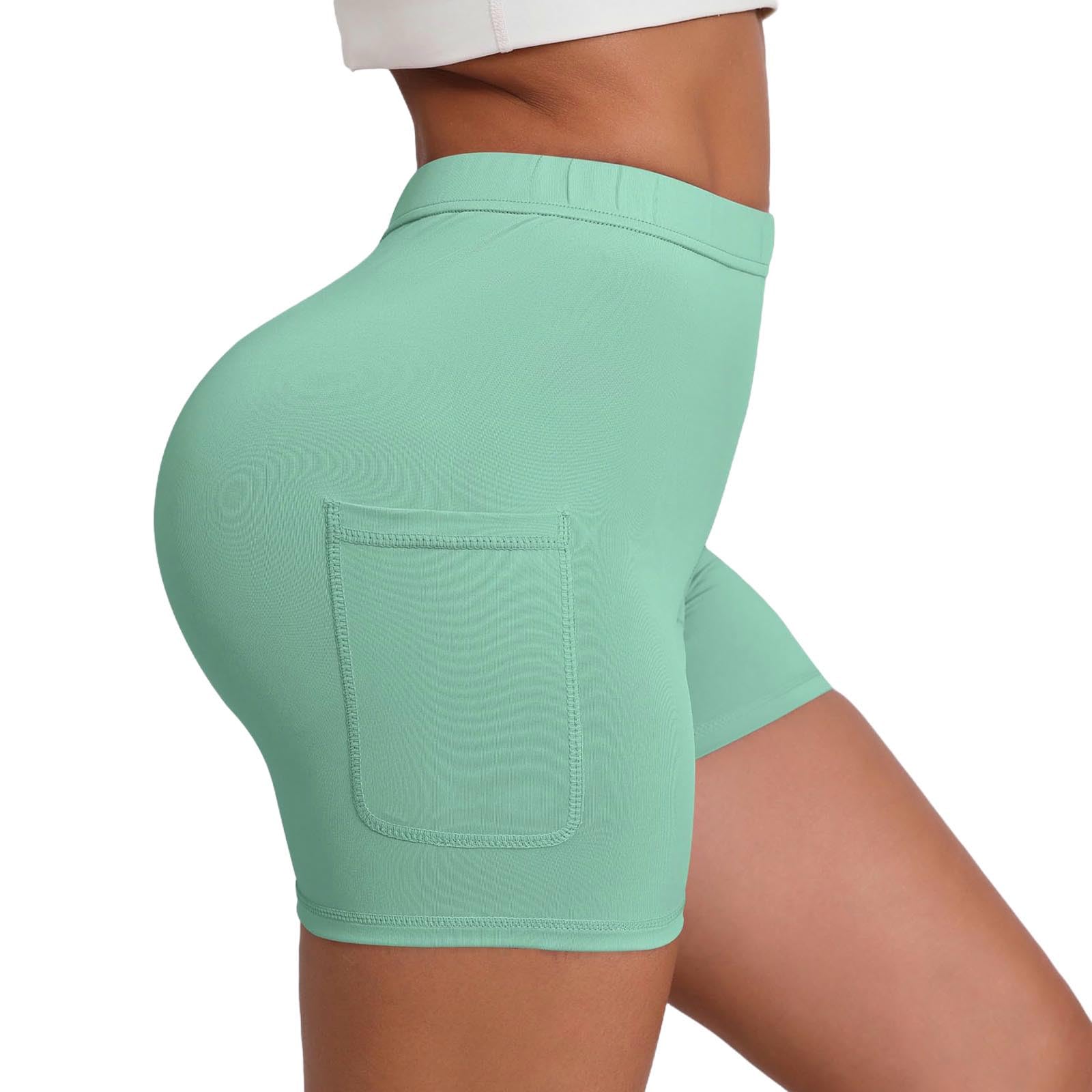 Athletic Running Womens Shorts Casual Quick Dry Lightweight Workout Gym Shorts Plus Size High Waisted Sporty Short