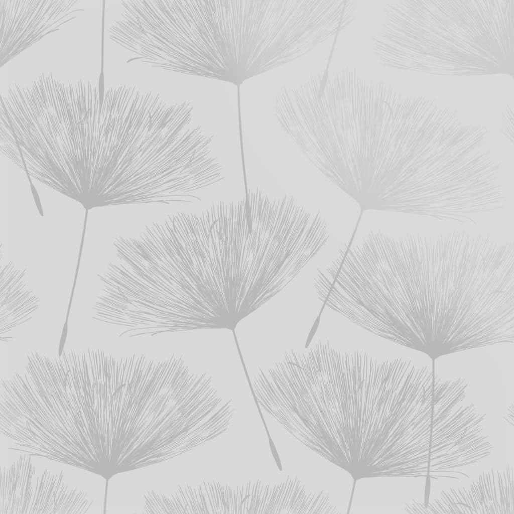 Holden Decor Gray Glistening Fleur Grey 12920 Indulgence Wallpaper 10.05 M X 0.53 M
