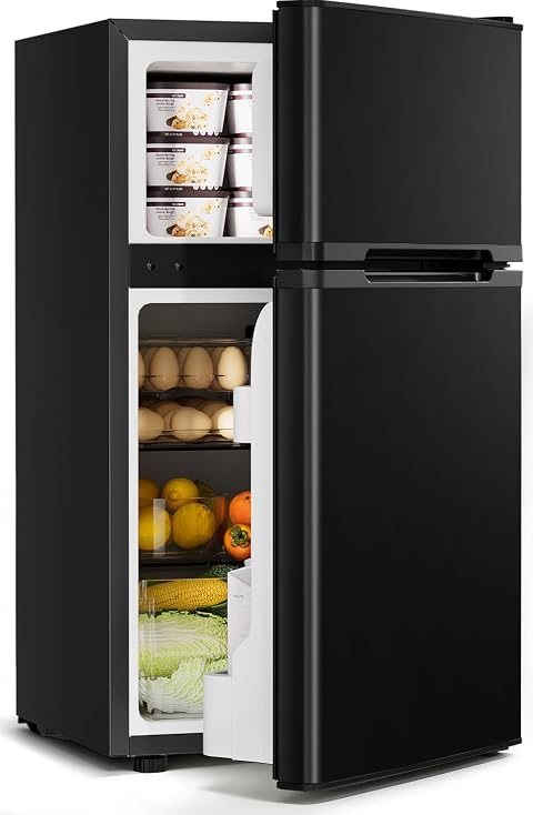 Feelfunn CRF006-31BL 3.2 cu ft Compact Freezer Black