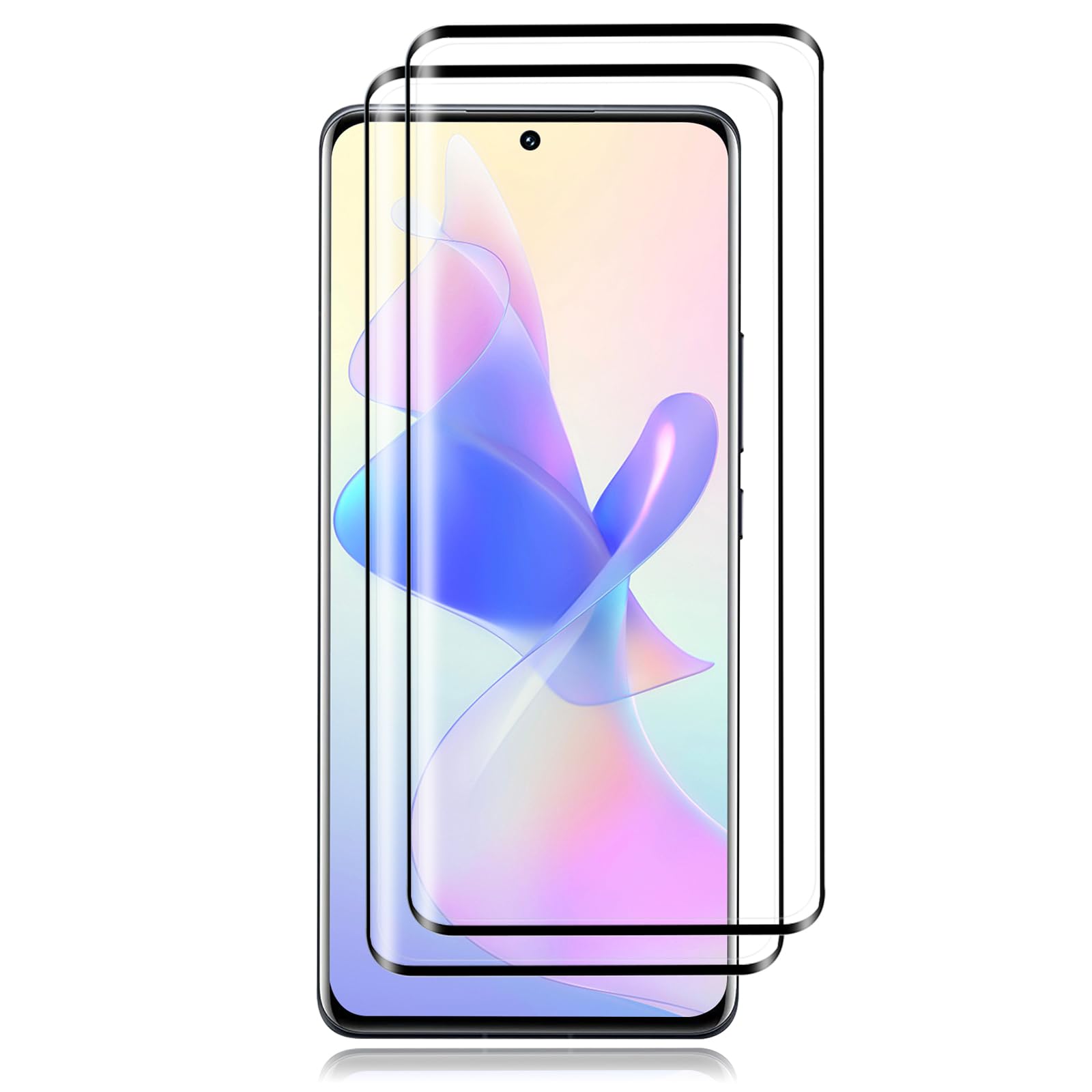 2 Stück für Panzerglas für Xiaomi Redmi Note 14 Pro Plus Schutzfolie, 0.33mm 9H Anti Kratzer Schutzglas Folie, Hohe Empfindlichkeit Full Screen Displayschutz, Blasenfreie, Anti-Fingerabdruck Panzer